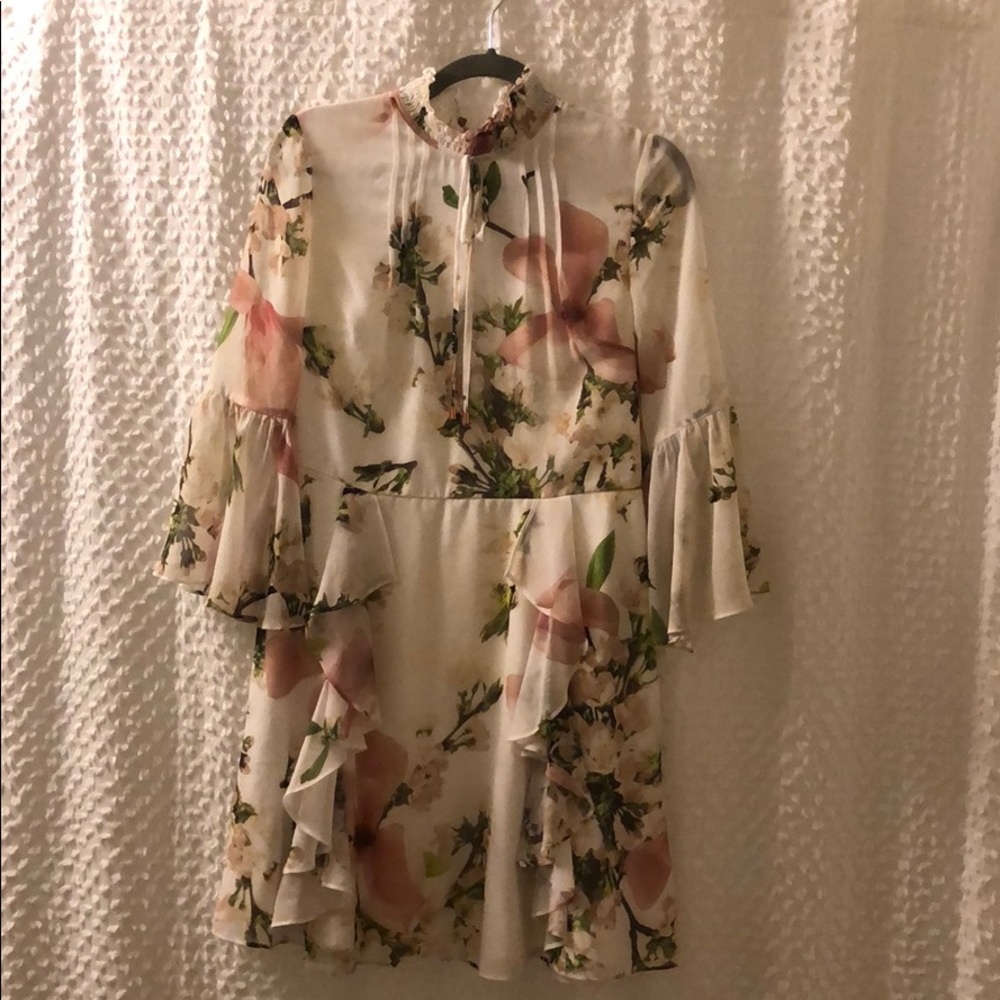 Ted baker flora dress size 2 (US size 4-6)